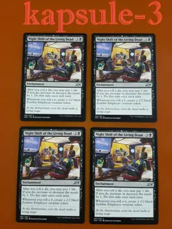 4x Night Shift of the Living Dead | Unfinity | MTG Magic Cards - Image 1
