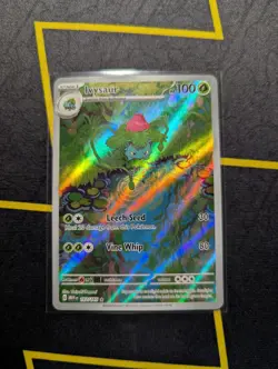 Pokemon TCG Ivysaur Scarlet Violet-151 Holo Card 167/165 IR English Near Mint - Image 1