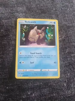 ❄Pokemon 040/189 Relicanth common Sword & Shield Darkness Ablaze Trading Card - Image 1