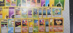 100+ non English vintage Pokemon card lot LP to DMG C, UN, Rares and 1st edition - Image 3