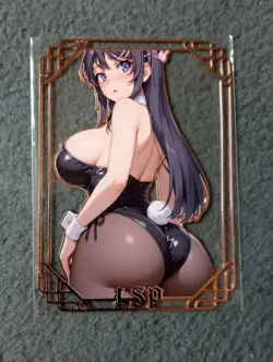 Mai Sakurajima Rascal Does Not Dream Metal card goddess story waifu anime card - Image 1