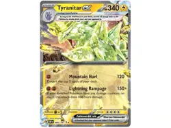 Pokemon TCG Tyranitar EX Sv03: Obsidian Flames Holo Double Rare Card 066/197 - Image 1