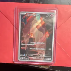 Pokemon Charmander Illustration Rare Holo 168/165 Scarlet & Violet 151 TCG Card - Image 1