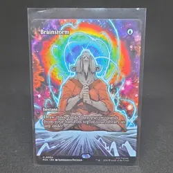 Wizards of the Coast Brainstorm Blue Instant Foil 2026 Magic: The Gathering Card - Image 1