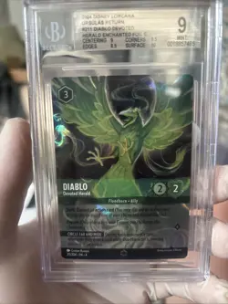 Diablo - Devoted Herald (Enchanted) 211/204 Ursula's Return Holo BGS 9 - Image 1