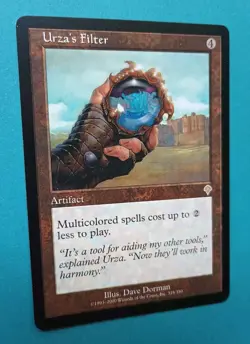 Magic the Gathering Invasion URZA'S FILTER R LP/EX R 2000 Nice! - Image 2