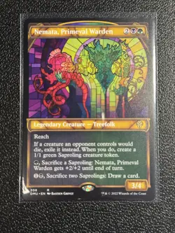 Dominaria United Nemata, Primeval Warden (Showcase) #308 NM - Image 1