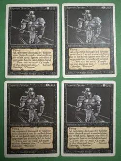 MTG HYPNOTIC SPECTER (x4) Revised play set - Image 1