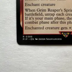 Grim Reaper's Sprint - Fallout Rare Enchantment Aura Red Magic 58 Regular - Image 5