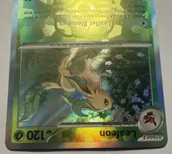 Leafeon #005/131 Master Ball Pokemon Scarlet & Violet Prismatic Evolutions NM - Image 3