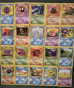 Pokemon VTG WOTC LOT of 150+ BS, BS 2, Gym, Rocket, Fossil etc. (no holos) LP - Image 1