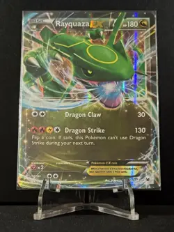 2015 Pokemon Roaring Skies Rayquaza EX 60/108 MP/HP - Image 1