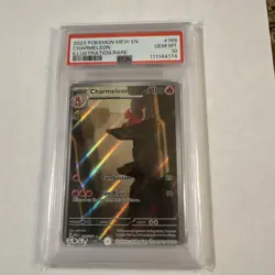 2023 POKEMON MEW EN-151 ILLUSTRATION RARE #169 CHARMELEON PSA 10 - Image 1