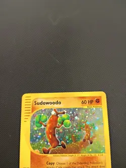 Pokemon Sudowoodo H24/H32 Aquapolis Holo Rare w/ Swirl - Image 3