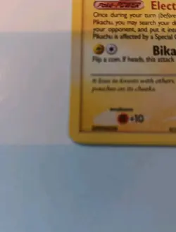 Pikachu 94/123 2007 Pokemon TCG Mysterious Treasures Regular Non Holo MP - Image 3