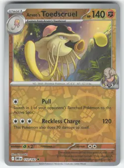 Arven's Toedscruel Reverse Holo Uncommon SV10: Destined Rivals 110/182 Pokemon - Image 1