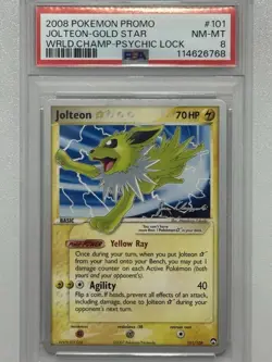Pokemon Jolteon TCG Gold Star 101/108 World Championships 2008 - Image 1