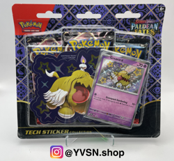 Pokemon Paldean Fates Tech Sticker Collection Greavard Promo Sealed x 1 - Image 1