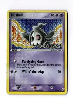 Duskull 58/107 Ex Deoxys Reverse Holo Stamped Pokemon - Image 1
