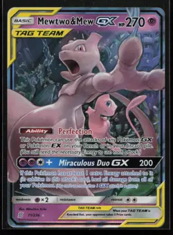 Mewtwo & Mew GX #71/236 SM - Unified Minds Pokemon (1B) - Image 1