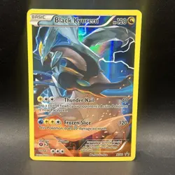 Pokemon Black Kyurem XY80 Full Art Black Star Promo 2015 - Image 1