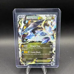 Black Kyurem EX Pokemon B+W Black Star Promo BW62 Holo Full Art BSP LP - Image 1