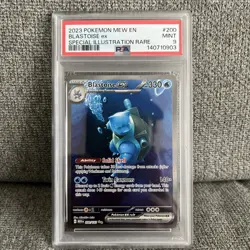 Pokemon Blastoise ex 200/165 SV151 151 Special Illustration Rare Holo PSA 9 - Image 1