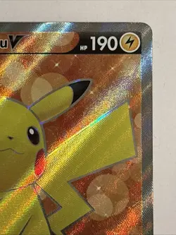 Pikachu V (Full Art) 157/172 Swsh09: Brilliant Stars Holo Pokemon TCG NM - Image 3