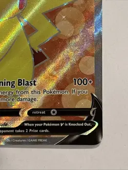 Pikachu V (Full Art) 157/172 Swsh09: Brilliant Stars Holo Pokemon TCG NM - Image 4