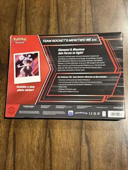 Pokemon TCG Team Rockets Mewtwo EX Box New/Factory Sealed - Image 2