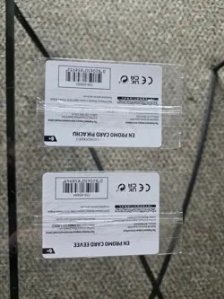Pokemon Together Stamped Pikachu 025 And Eevee 133 PROMOS SEALED - Image 2