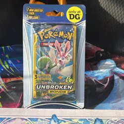 Sun & Moon: Unbroken Bonds - Mini Booster Pack - NEW/Factory Sealed- Pokemon TCG - Image 1