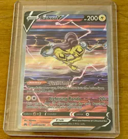 Pokemon Raikou V GG41/GG70 Crown Zenith Galarian Gallery Full Art Ultra Rare - Image 3