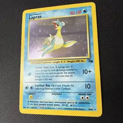 Pokemon TCG - Lapras 10/62- fossil holo - pack fresh NM/M - Image 2