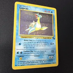 Pokemon TCG - Lapras 10/62- fossil holo - pack fresh NM/M - Image 3