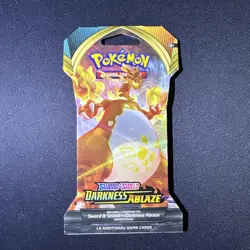 Pokemon Sword & Shield Darkness Ablaze Blister Pack 820650807138 - Image 1