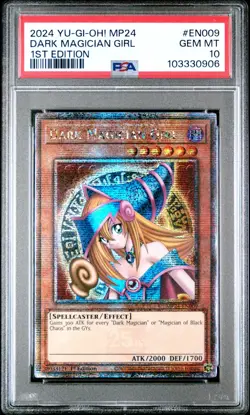 Dark Magician Girl - PSA 10 - MP24-EN009 - Quarter Century Secret Rare - Yugioh - Image 1