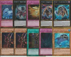 Lot de 10 Cartes Yu-Gi-Oh! Rares/super rares PGLD-FR023 Numero 13 : Incarnation - Image 1
