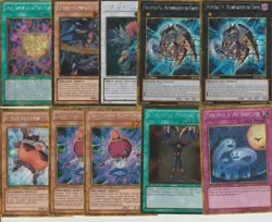 Lot de 10 Cartes Yu-Gi-Oh! Rares/super rares PGLD-FR023 Numero 13 : Incarnation - Image 1