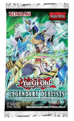 Yu-Gi-Oh! 1st Edition Legendary Duelists Synchro Storm ENG Booster Aus Display - Image 2