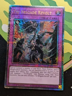 Tri-Brigade Revolt RA01-EN079 Quarter Century Secret Rare 1st Edition YuGiOh VLP - Image 1