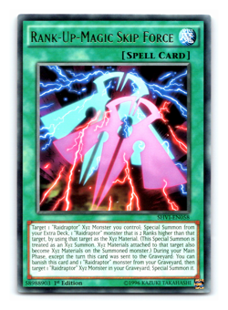 Rank-Up-Magic Skip Force - SHVI-EN058 - Rare - 1st Edition - Yugioh - Image 1