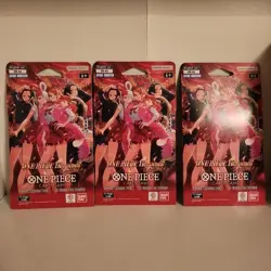 3 new packs One Piece Heroines EB-03 Booster Pack Bandai English 3 Packs New - Image 1