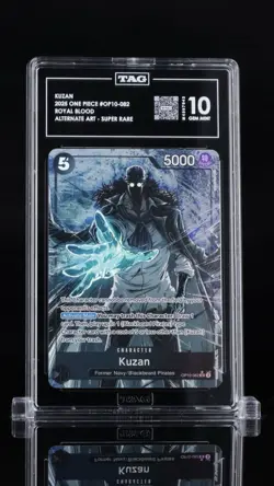 2025 ONE PIECE OP10-ROYAL BLOOD ALTERNATE ART #082 KUZAN TAG 10 - Image 1