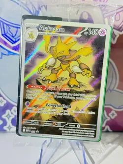 Alakazam 009 Black Star Promo Pokemon Mega Evolution SEALED English Near Mint - Image 1