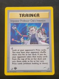 Pokemon TCG - Impostor Professor Oak's Invention 94/105 Neo Destiny 1st Edition - Image 1