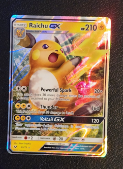 Raichu GX Holo ( Pokemon TCG Shining Legends #29/73 NM Full Art English ) - Image 1