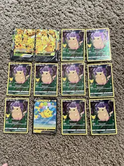 Pokemon TCG Celebrations Pikachu Card Lot 12 READ DESCRIPTION - Image 1