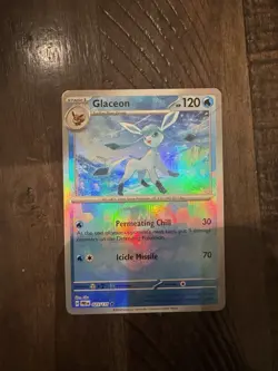 Pokemon TCG Glaceon Master all Pattern Prismatic Evolutions 025/131 - Image 2