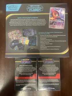 Pokemon Mega Evolution Phantasmal Flames ETB and 2x Booster Bundle - Image 2